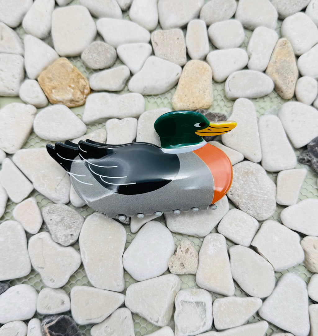 JUMBO MALLARD DUCK HAIR CLAW CLIPS | 40H1028
