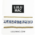 Lulu Mac -ceramic bracelet Set Blue