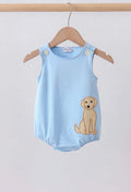 Boy's Dog Bubble Blue