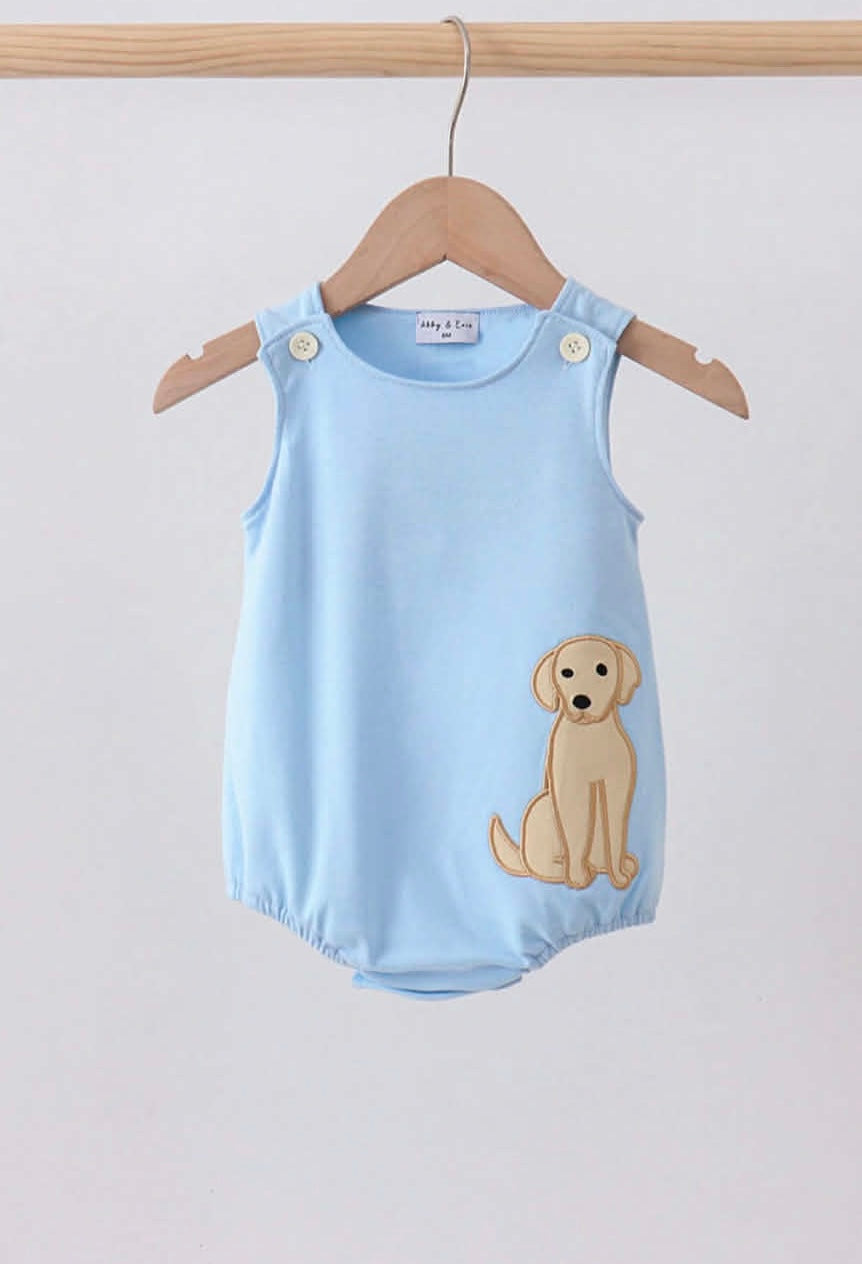 Boy's Dog Bubble Blue