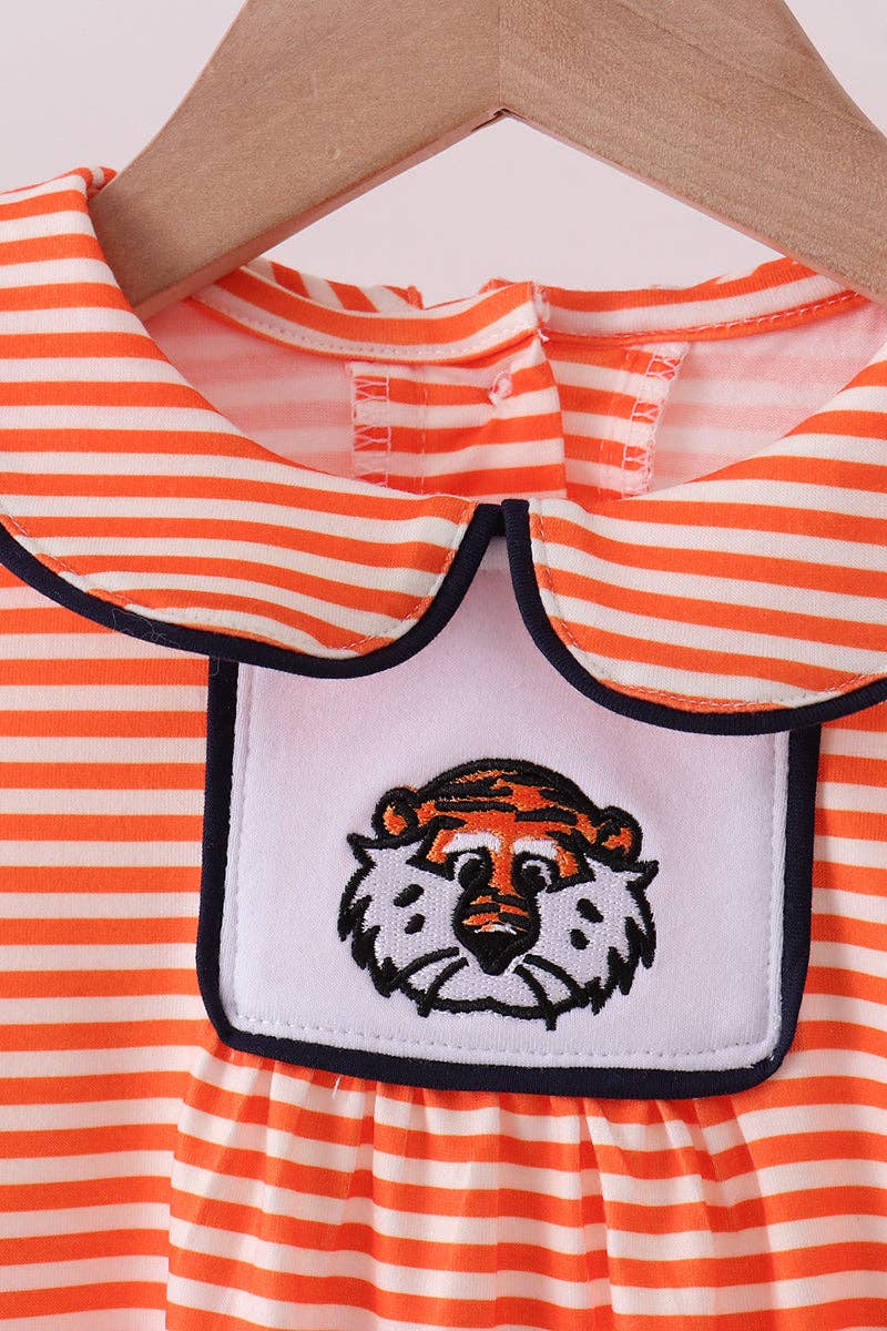 Boy’s Auburn embroidery stripe bubble