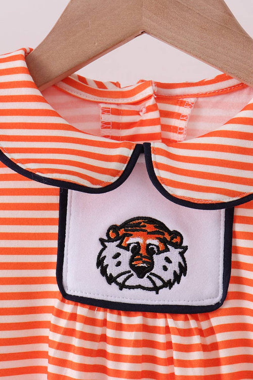 Boy’s Auburn embroidery stripe bubble