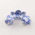 VINTAGE PORCELAIN STYLE HALF MOON HAIR CLAW CLIPS | 40H900