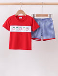 Boy’s school Apple 2pc set shorts