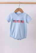 Boys flag blue bubble