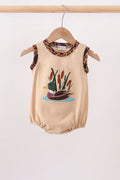Camouflage duck applique bubble Boy