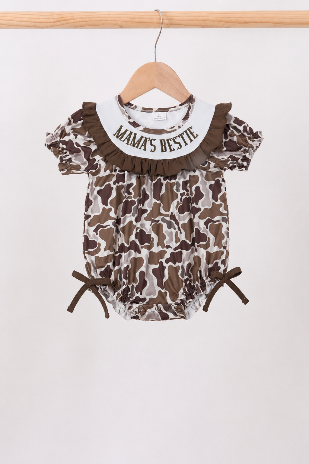 "Mama's Bestie" Camo Girl's Bubble