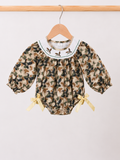 Girl's Camo Embroidered Mallard Long sleeve Bubble