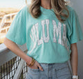 Lulu Mac Chalky Blue Light Camo T-Shirt Women’s