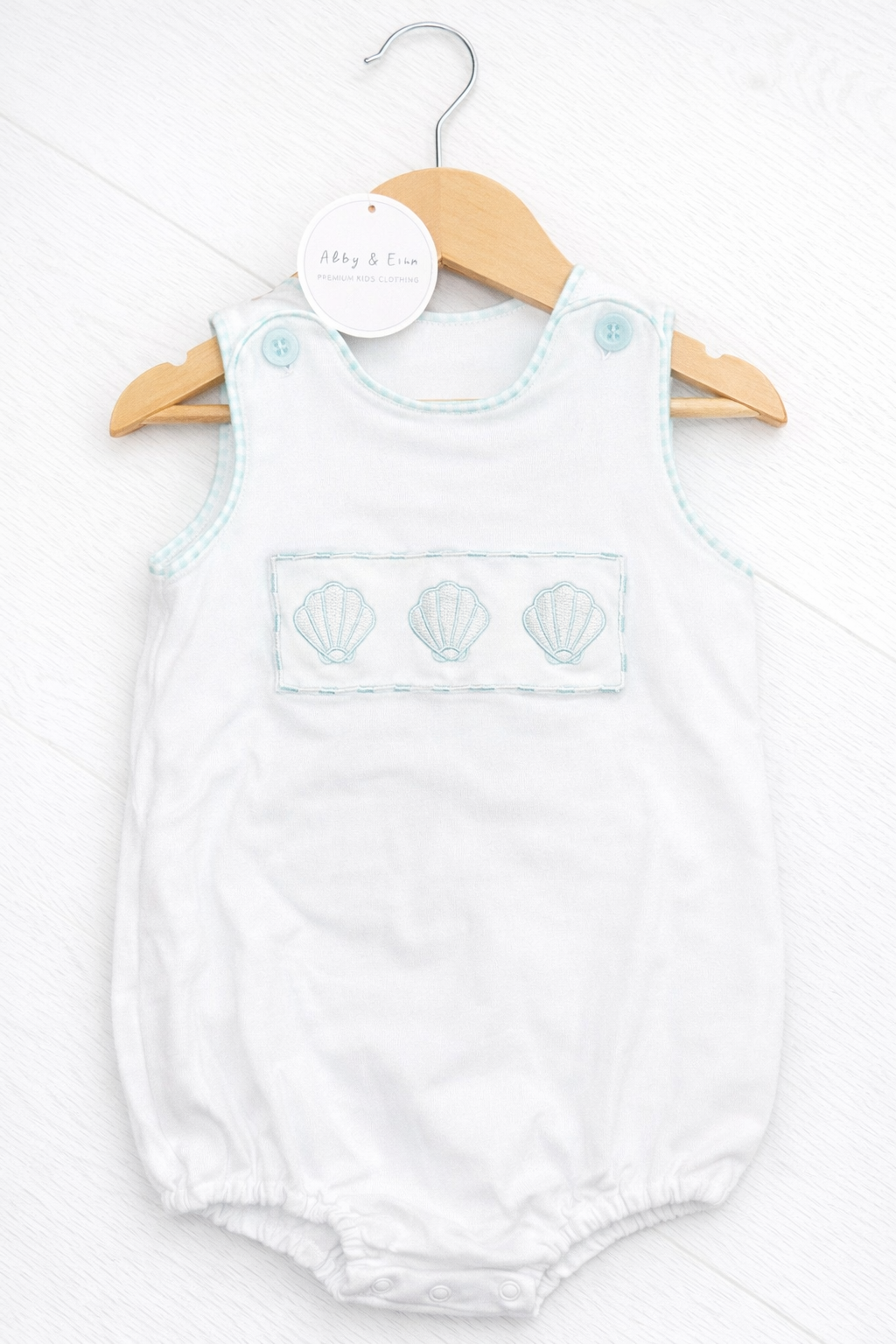 Boy’s Shell Beach Bubble White