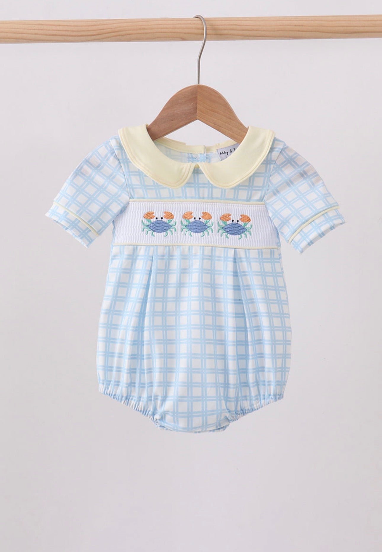 Boy’s Smocked Crab Bubble Summer