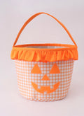 Orange Pumpkin Applique
Gingham Ruffle Basket