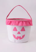 Pink pumpkin.ruffle basket, girls ￼