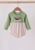Sage puppy fishing Longsleeve bubble boys ￼