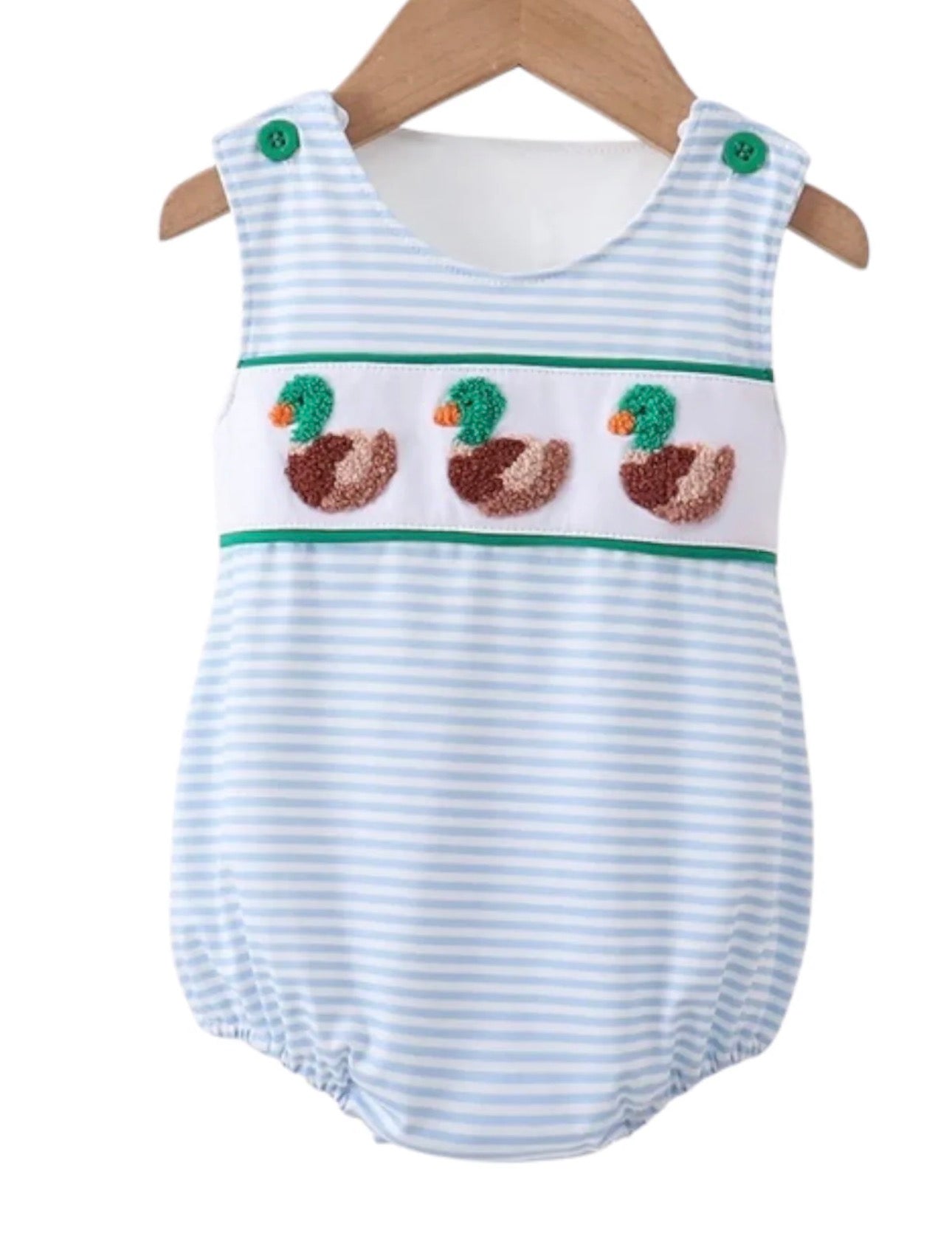 Boy’s French Knot stripped Mallard bubble
