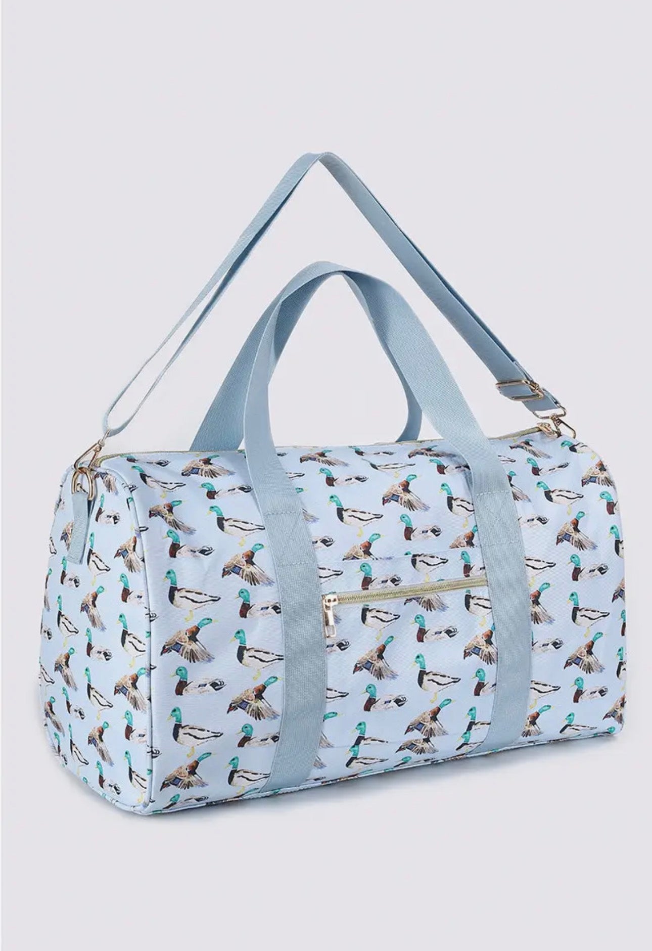 Mallard duck blue boy’s large wipeable backpack, Lunchbox, or Duffle Bag￼
