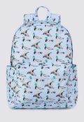 Mallard duck blue boy’s large wipeable backpack, Lunchbox, or Duffle Bag￼