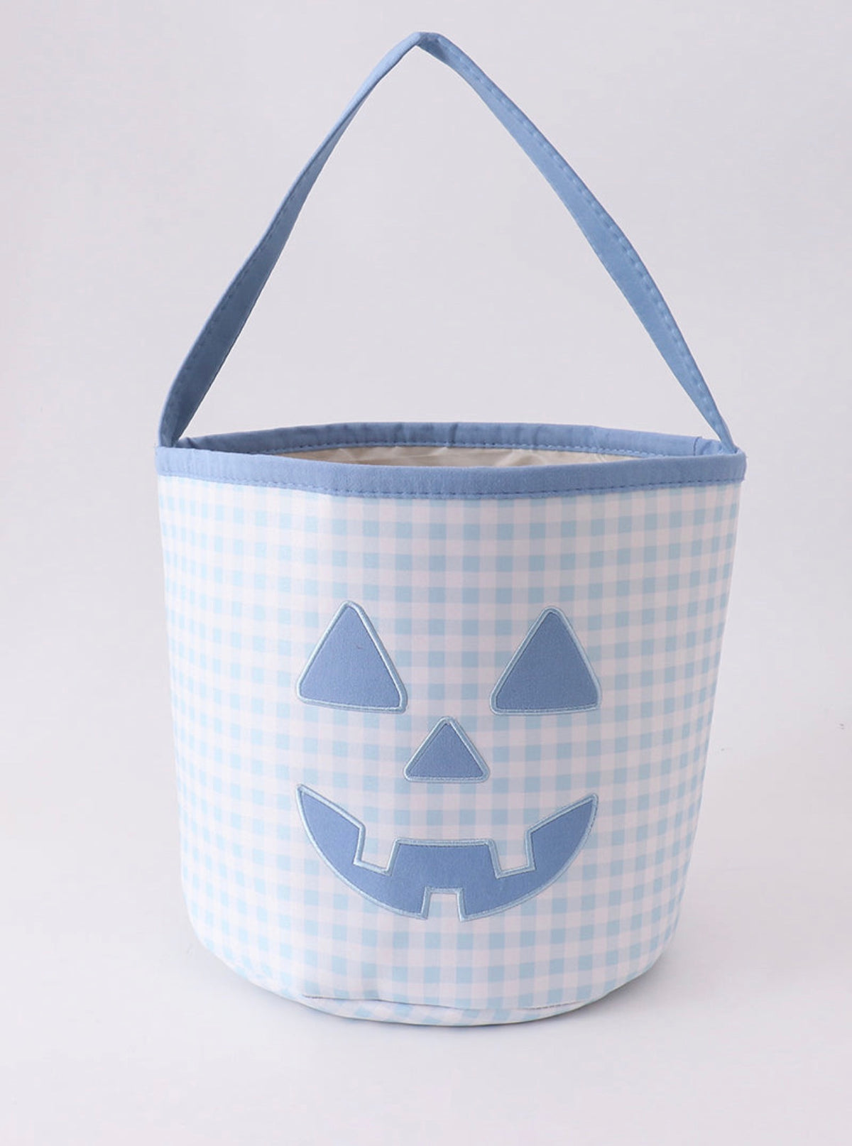 Blue Pumpkin Applique
Gingham Basket
