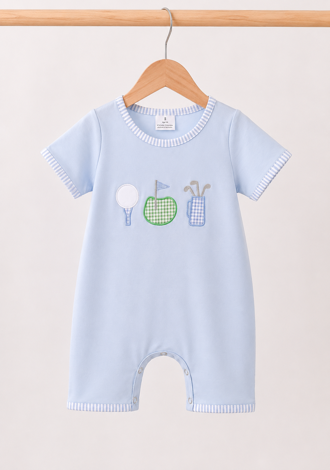 Boy’s Golf Romper Bubble