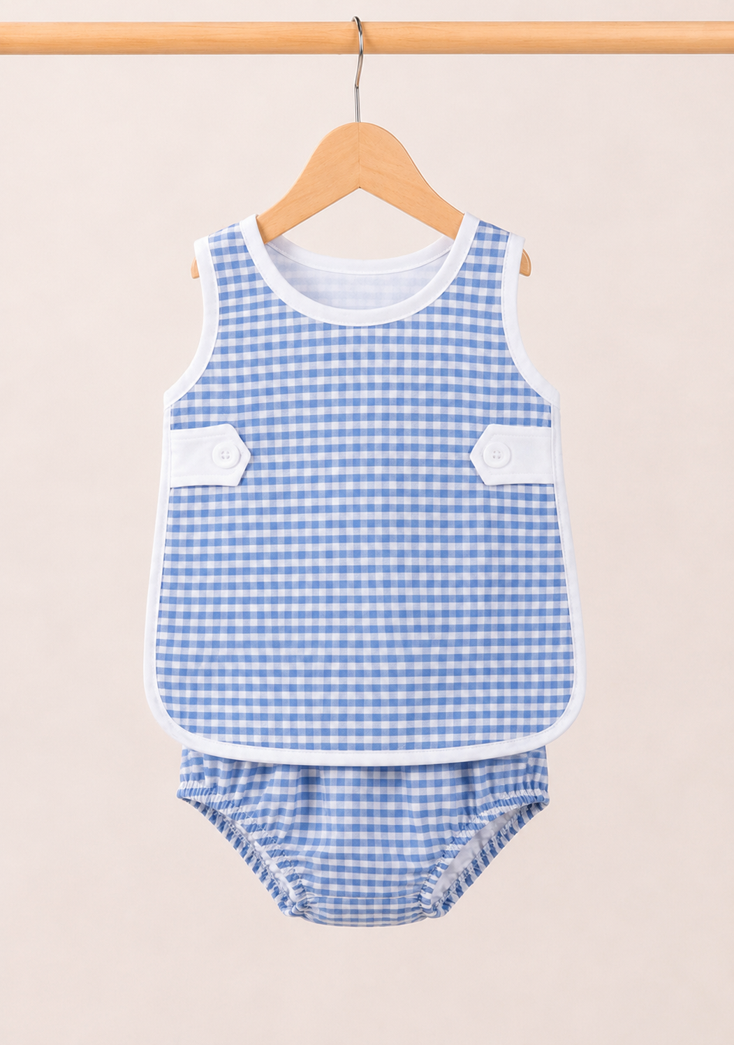 Boy’s plaid Bloomer Set