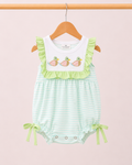 Girl’s mallard duck bubble
