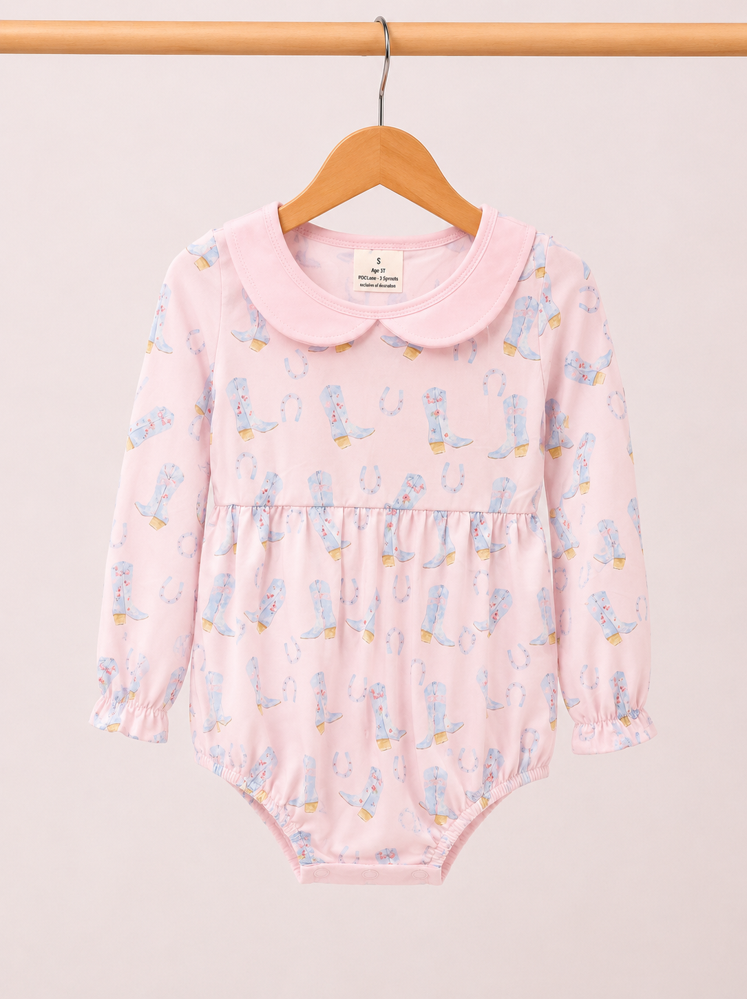 Girl’s Long Sleeve Boots Bubble