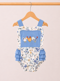 Floral Chicken Ruffle Bubble