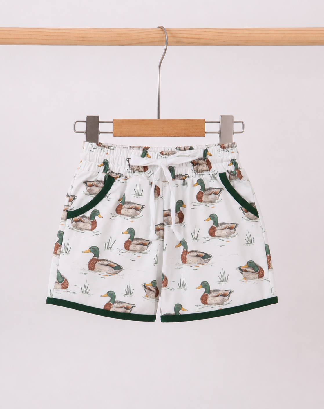Boy’s Mallard Duck Drawstring Shorts