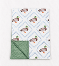 Blue & White Mallard Blanket