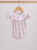 Girl’s Bow & Floral Bubble