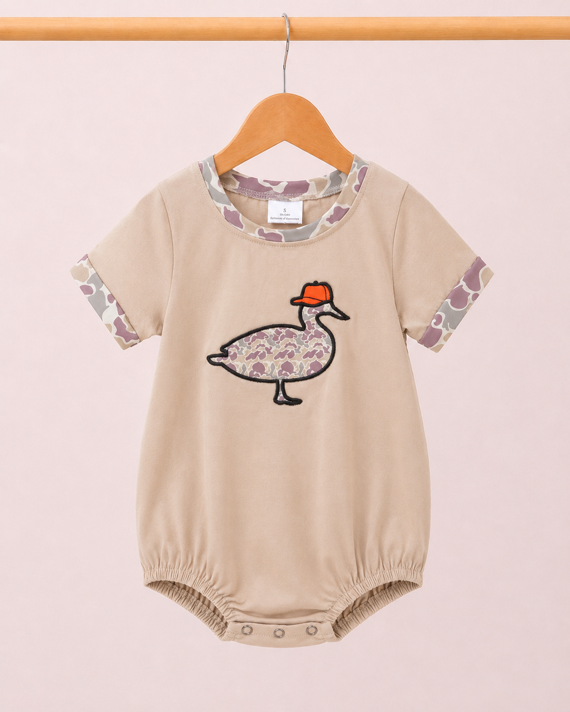 Camo Mallard Duck with Hat Tan Bubble Boy’s
