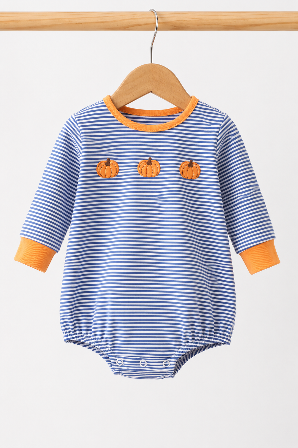 Stripped pumpkin Longsleeve Boy’s Bubble