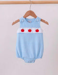 Blue Plaid Apple Bubble Boy’s School