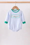 Blue Stripped Mallard Hunting Longsleeve Boy's Bubble