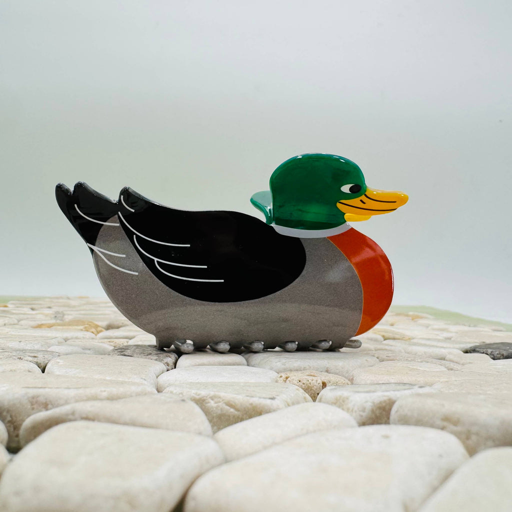 JUMBO MALLARD DUCK HAIR CLAW CLIPS | 40H1028