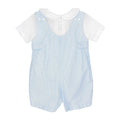 Boy’s Romper with Side Tabs & Matching Hat