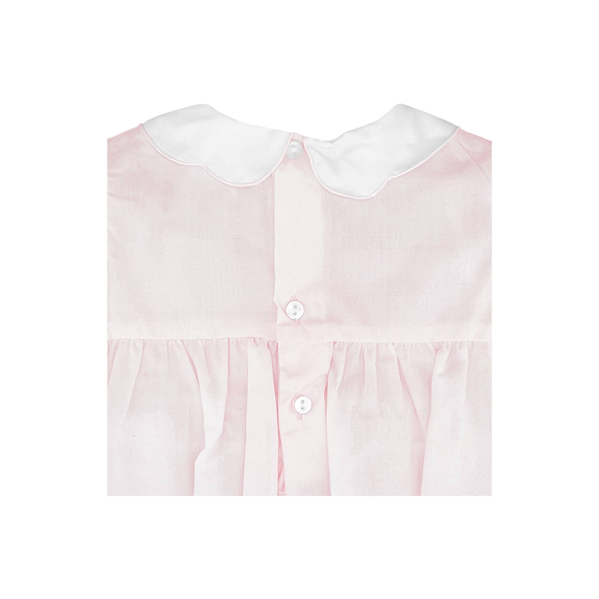 Girl's Hand Embroidered Smocked heirloom Bubble & Matching Hat