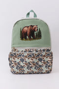 Camouflage bear print backpack Hunting Boy