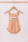 Brown Cowboy Western Embroidered Bubble Boy's