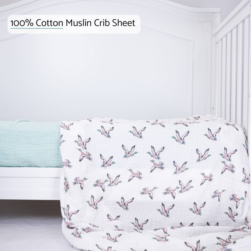 Mallard Muslim Crib Sheet