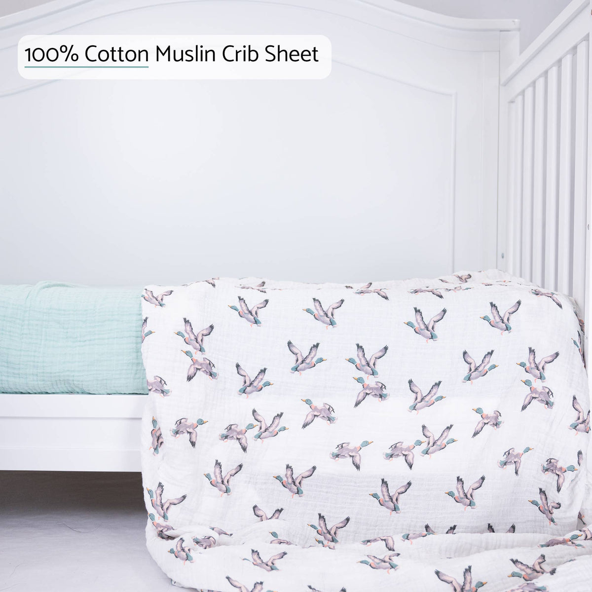 Mallard Muslim Crib Sheet