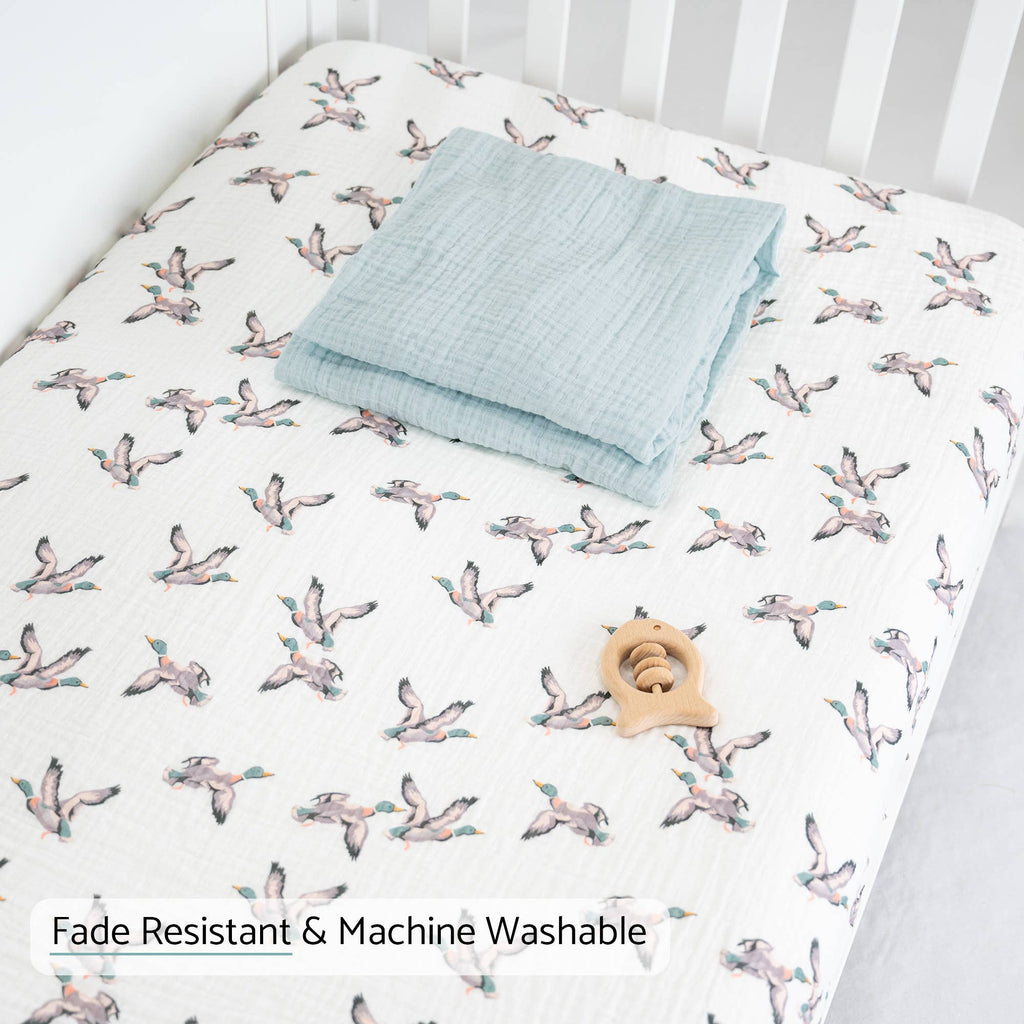 Mallard Muslim Crib Sheet